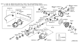 Diagram for Infiniti Differential Bearing - 38140-CA00A