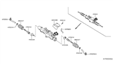 Diagram for Infiniti QX50 Rack and Pinion Boot - D8203-5NA0A