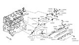 Diagram for Infiniti FX35 Fuel Injector O-Ring - 16618-5M100