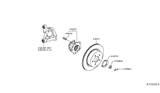 Diagram for Infiniti QX50 Steering Knuckle - 43018-5NA0A