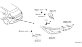 Diagram for Infiniti Tail Light - 26555-5NA0A
