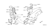 Diagram for Infiniti Exhaust Flange Gasket - 20691-JA10A