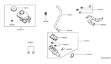 Diagram for Infiniti QX60 Brake Booster Vacuum Hose - 46227-3JA1A