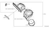 Diagram for Infiniti JX35 Blower Motor - 27200-3KA0A