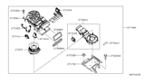 Diagram for Infiniti QX60 Blower Motor - 27413-9NJ0A