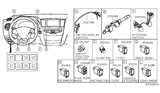 Diagram for 2017 Infiniti QX60 Ignition Switch - 25150-3JV0A