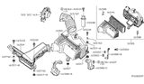 Diagram for Infiniti QX60 Air Duct - 16554-3KY0A