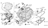 Diagram for Infiniti QX60 Automatic Transmission Filter - 31726-28X0A