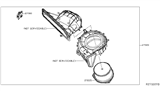 Diagram for Infiniti QX60 Blower Motor - 27200-3KA1C