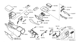 Diagram for 2019 Infiniti QX60 Cup Holder - 68430-9NJ0A