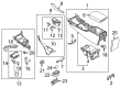 Diagram for Infiniti Q50 Center Console Base - 96911-6HL5A