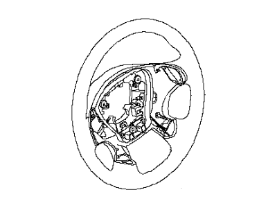 Infiniti 48430-9NF7A Steering Wheel Assembly Without Pad
