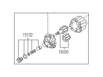 Infiniti 15010-60U00 Pump Assembly-Oil
