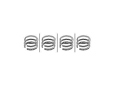1999 Infiniti G20 Piston Ring Set - 12033-4M801