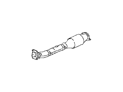 Infiniti 20020-1LA0E Front Exhaust Tube Assembly With Catalyzer