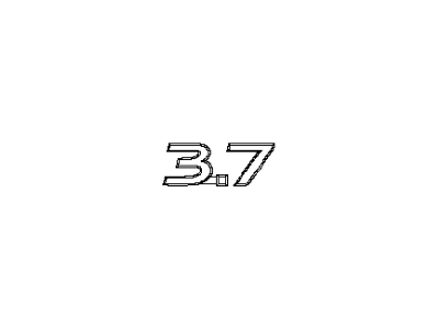 Infiniti G37 Emblem - 63891-3WJ0A