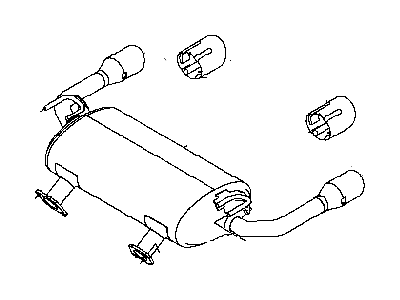 Infiniti Q50 Exhaust Pipe - 20100-4GF0D
