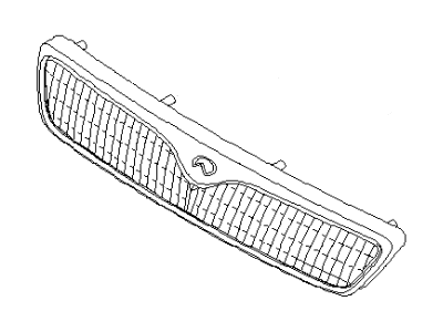 Infiniti 62310-7J181 Front Radiator Grille Assembly
