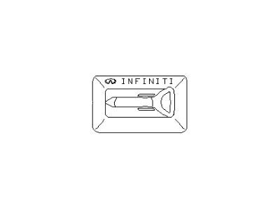 Infiniti 80566-1W300 Case-Key Card