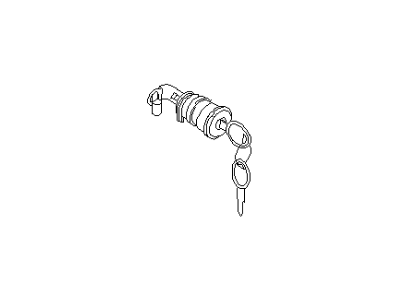 Infiniti 84660-62J26 Cylinder Set-Trunk Lid Lock