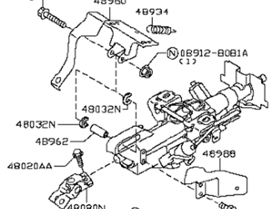 Infiniti EX35 Steering Column - 48810-1BA1B