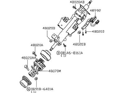 Infiniti QX56 Steering Column - 48810-7S660