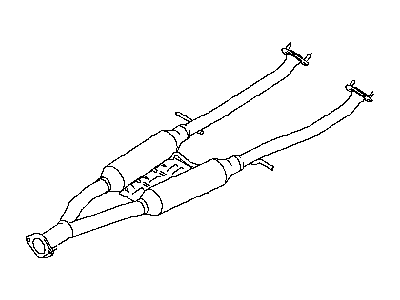 Infiniti EX35 Tail Pipe - 20300-1BA0A