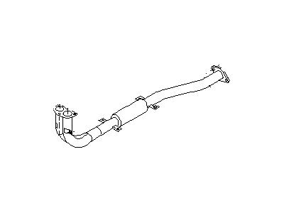 Infiniti 20020-0J200 Front Exhaust Tube Assembly