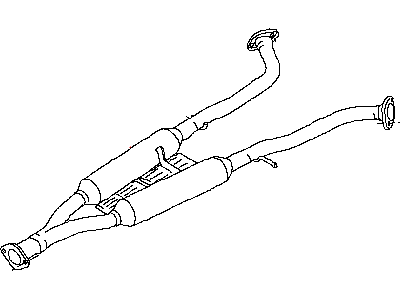 Infiniti M56 Tail Pipe - 20300-1MM0A