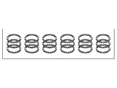 Infiniti G37 Piston Ring Set - 12035-EG201