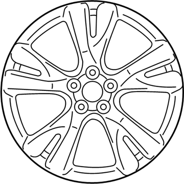 Infiniti Q70L Spare Wheel - D0CMM-1A37A