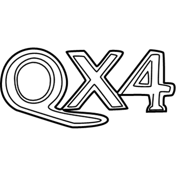 2002 Infiniti QX4 Emblem - 90894-1W311