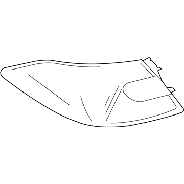 2012 Infiniti M35h Tail Light - 26559-1MA0A