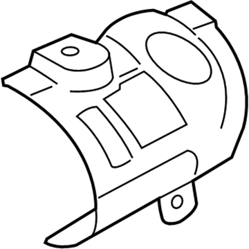 Infiniti Q70L Exhaust Heat Shield - 16590-1PM7B