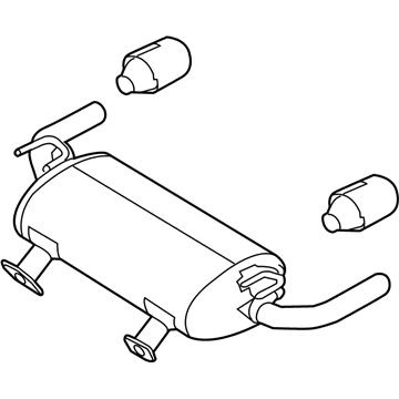Infiniti Q50 Exhaust Pipe - 20100-6HM0A