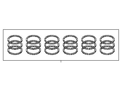 Infiniti M35 Piston Ring Set - 12035-JK20A