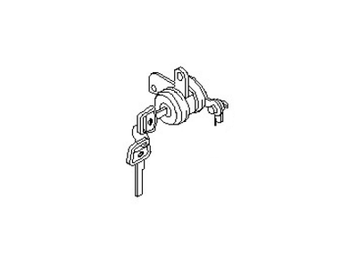 Infiniti Q45 Door Lock Cylinder - H0601-4M400