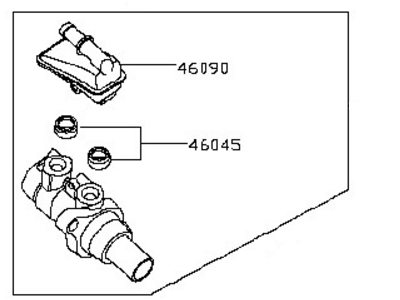 Infiniti QX60 Brake Master Cylinder - 46010-3JV0A