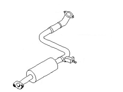 Infiniti 20300-3Y700 Exhaust Sub Muffler Assembly