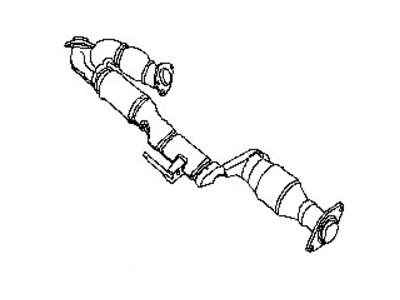 Infiniti Exhaust Pipe - 20020-3JA0A