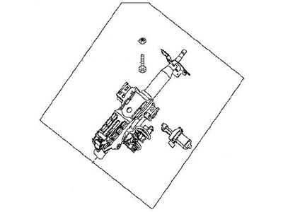 Infiniti 48810-3JA1B Column Assy-Steering,Upper