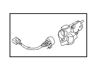 Infiniti 48700-40U25 Lock Set-Steering