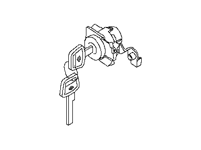 Infiniti H0601-7Y029 Cylinder Set-Door Lock,L