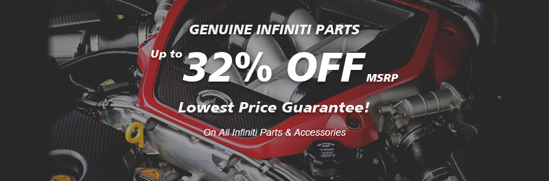Genuine Infiniti parts, Guaranteed low price
