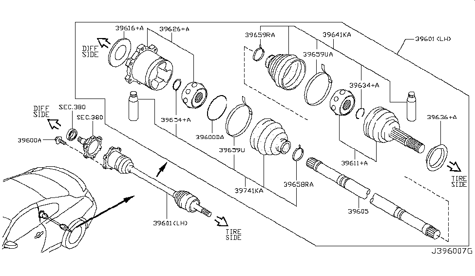 237531LA0B Genuine Infiniti 237531LA0B MOTOR ASSYACTUATOR