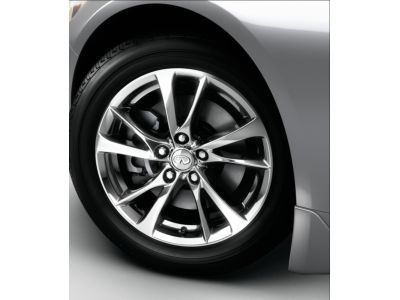 Infiniti 17-inch, Split 5-spoke Bright Wheel (includes center cap). Front / Rear 17 x 7.5 with 45mm offset (1-piece) 999W1-J2017