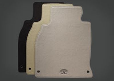 Infiniti Carpeted Floor Mats (Carpeted - Wheat, 3-pc set) 999E2-QS001WI