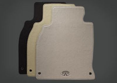 Infiniti Carpeted Floor Mats (Carpeted - Grey, 3-pc set) 999E2-QU000GY