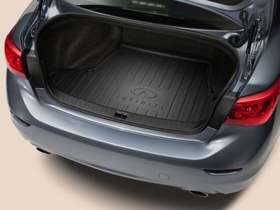 Infiniti Trunk Protector (black with INFINITI logo)(includes raised perimeter) 999C3-J2001