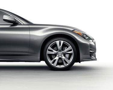 Infiniti "20-inch, Split 5-spoke Aluminum-alloy Wheel". 20-inch, Split 5-spoke Aluminum-alloy Wheel Front and Rear 20 x 9.0 (1-piece) D0300-1MU9J